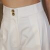 Pantalón Wide Leg Blanco Crudo - Imagen 4