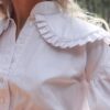 Crop Top Cuello Bebé  Blanco - Imagen 3